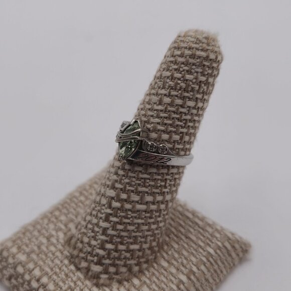 Size 6.5 Sterling Silver Ashley 2012 Quartz Gem Class Ring Ring A2378 - Picture 4 of 9